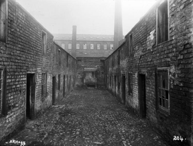 Hope’s Court, black and white photograph